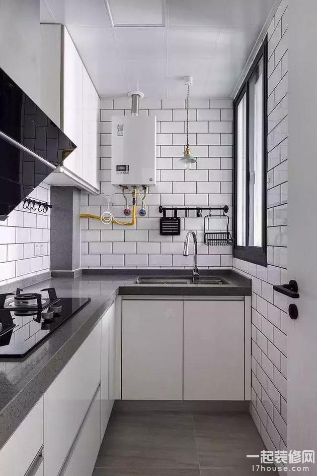 小户型厨房做个L型的橱柜,动线合理又实用! 小户型厨房做个L型的橱柜,动线合理又实用!