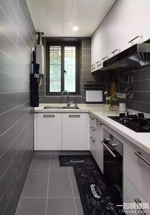 小户型厨房做个L型的橱柜,动线合理又实用! 小户型厨房做个L型的橱柜,动线合理又实用!