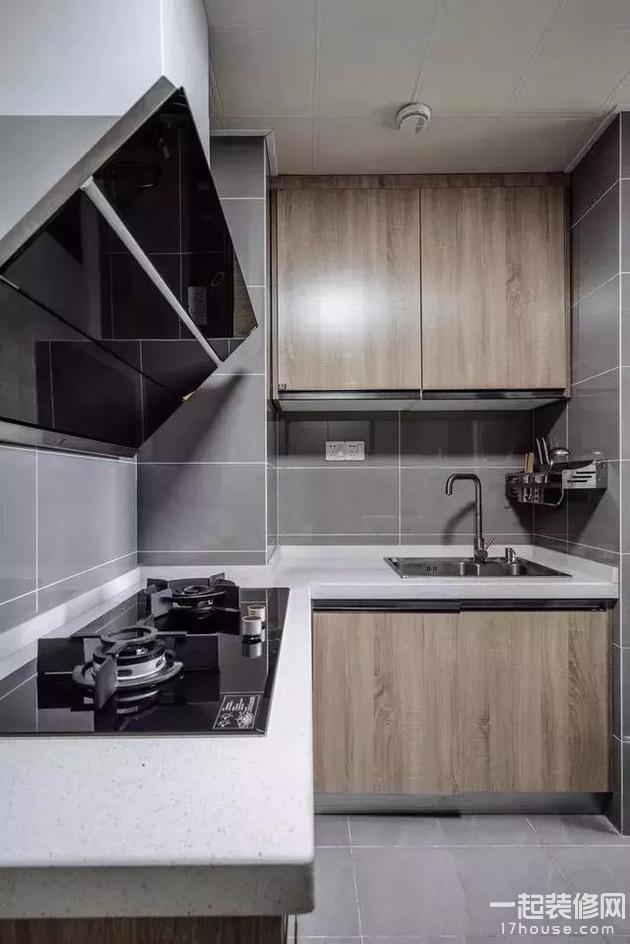小户型厨房做个L型的橱柜,动线合理又实用! 小户型厨房做个L型的橱柜,动线合理又实用!